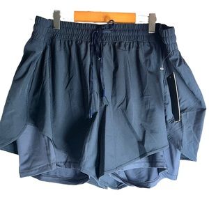 NEW 90 degree Navy Blue Running Shorts Athletic Shorts Women’s Plus Size 3X